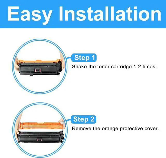 Alt view image 2 of 7 - Ennovor LCL Remanufactured Toner Cartridge Replacement for HP 507X 507A CE400X CE400A CE401A CE402A CE403A M551 M551XH M575f M575c M575dn M570dw (4-Pack Black Cyan Magenta Yellow)