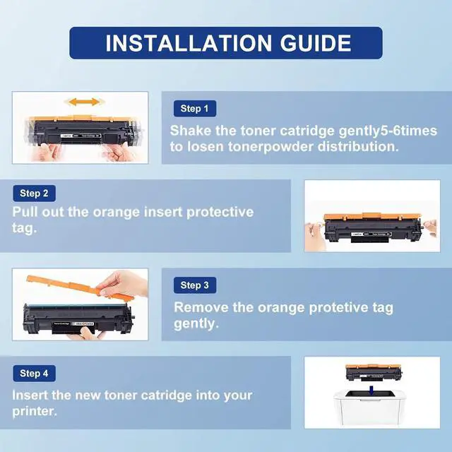 Alt view image 6 of 6 - Ennovor CF410X 410X CF410A 410A Toner Cartridge Compatible Replacement for HP High Yield Works with Pro M477fdw M477fnw M477nw M377dw M452nw M452dn M452dw Printers(Black,Cyan,Magenta,Yellow)
