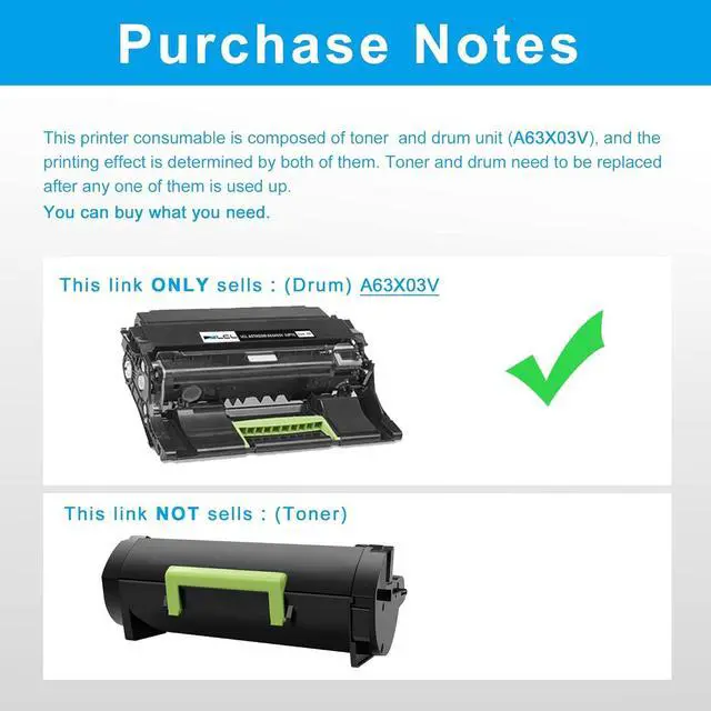 Alt view image 3 of 7 - Ennovor LCL Remanufactured Drum Unit Replacement for Konica Minolta A63X03W A63X03V IUP16 Bizhub 4000P Series 4700P 3300P Printer (1-Pack Black)