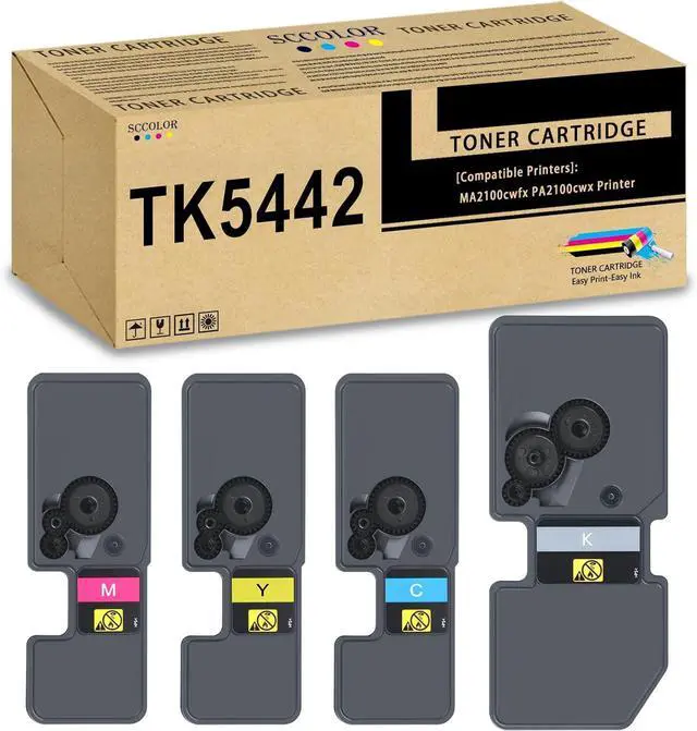 Main image of Ennovor TK5442 TK-5442 TK 5442 Toner Cartridge Replacement for TK5442K TK5442C TK5442M TK5442Y Toner Cartridge Replacement for MA2100cwfx PA2100cwx Printer