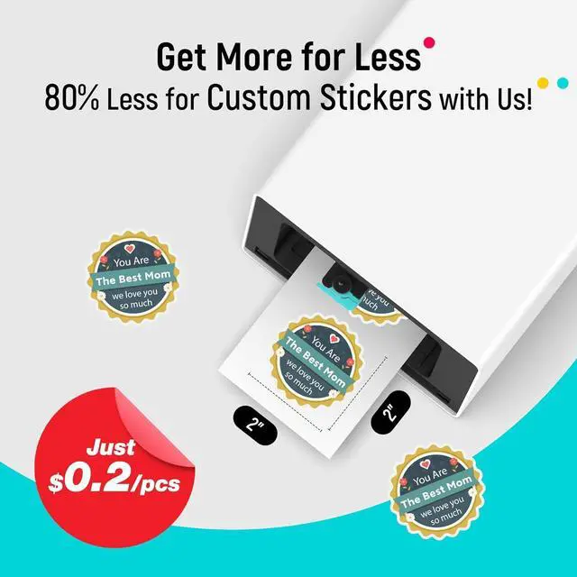 Alt view image 6 of 7 - Liene PixCut S1 Color Sticker Printer & Cutting Machine - All-in-One Sticker Maker for DIY Crafts, Custom Labels & Gifts. Thermal Dye-Sublimation Photo Printer, 300 DPI, Precise AI Auto-Cutting