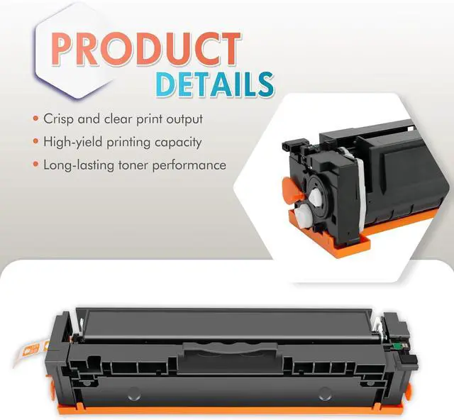 Alt view image 7 of 7 - 218A Toner Cartridges 4 Pack with Chip 218X 3201dw 3301fdw Compatible Replacement for HP 218A 218X Color Laserjet Pro MFP 3301cdw 3301sdw Pro 3201dw Series Printer High Yield W2180A Ink Set (B/C/Y/M)
