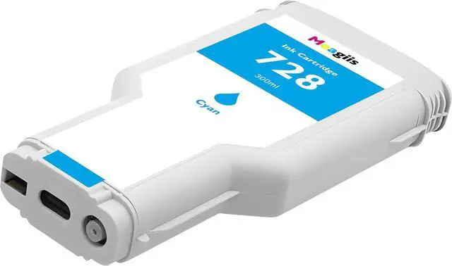 Alt view image 2 of 6 - 728 728XXL Ink Cartridge 300ml 4-Pack Compatible for HP 728 Ink Cartridges F9J68A F9K17A F9K16A F9K15A for DesignJet T830 MFP & T730 Large Format Plotter Printer (Matte Black/Cyan/Magenta/Yellow)