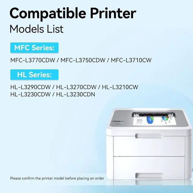 Alt view image 2 of 7 - LEMERO UEXPECT TN-227BK/C/M/Y High Yield Toner Cartridge Compatible Replacement for Brother TN227 TN-227 TN227BK TN223BK TN223 TN-223 for MFC-L3770CDW HL-L3290CDW MFC-L3710CW HL-L3270CDW ( 5 Pack)