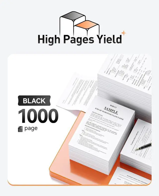 Alt view image 4 of 7 - 141A W1410A Black Toner Cartridge Set 2-Pack High Yield with Chip Replacement for HP 141A W1410A 141X W1410X Toner Cartridges Compatible with HP Laser Jet Pro M110w MFP M139w M140w Series Printer Ink