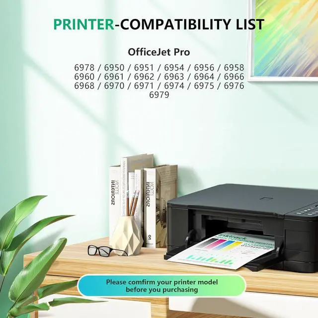 Alt view image 2 of 7 - 902XL Ink Cartridges for HP Printer Replacement for HP 902XL Ink Cartridges Combo Pack 902 XL for HP OfficeJet Pro 6978 6968 6970 6960 6975 OfficeJet 6958 6962 6950 Printer (Black Cyan Magenta Yellow)