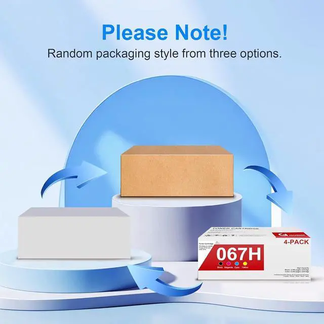 Alt view image 4 of 7 - 067H 067 Toner Cartridge Set MF656cdw High Yield for Canon 067 Toner Cartridge Set Toner 067 067H Compatible with Canon imageCLASS MF656cdw Toner MF654cdw MF653Cdw LBP633Cdw, 4 Pack CRG-067H CRG-067