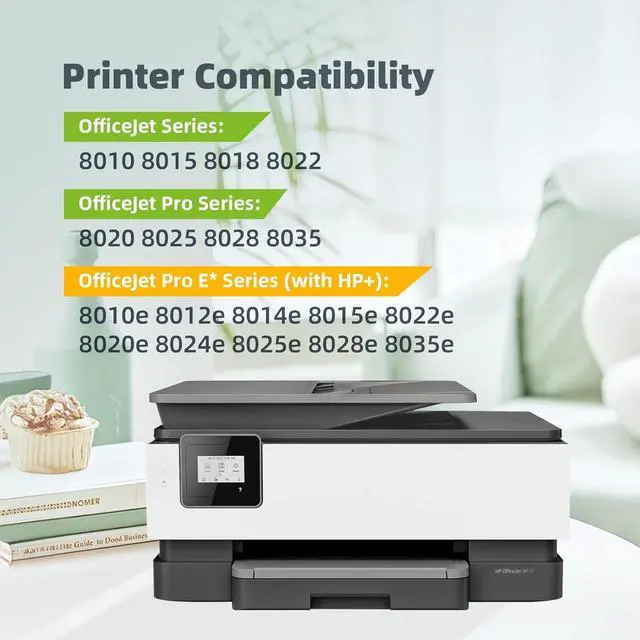 Alt view image 2 of 7 - 910XL Remanufactured Ink for 910XL Ink Cartridges Combo Pack High Yield Compatible with HP OfficeJet Pro 8035e 8025e 8028e 8020 8025 8028 OfficeJet 8015e 8022e 8015 8022 Printers (4 Pack, BK/C/M/Y)