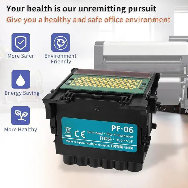 Main image of Printhead PF-06 Compatible with Canon Ta-20/Ta-30/TA-5200/TA-5300/TM-200/TM-205/TM-300/TM-305/TM-5200/TM-5205/TM-5300/TM-5305/TX-2000/TX-3000/TX-4000/TX-5200/TX-5300/TX-5400,Print Head Replacement