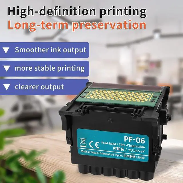 Alt view image 2 of 6 - Printhead PF-06 Compatible with Canon Ta-20/Ta-30/TA-5200/TA-5300/TM-200/TM-205/TM-300/TM-305/TM-5200/TM-5205/TM-5300/TM-5305/TX-2000/TX-3000/TX-4000/TX-5200/TX-5300/TX-5400,Print Head Replacement