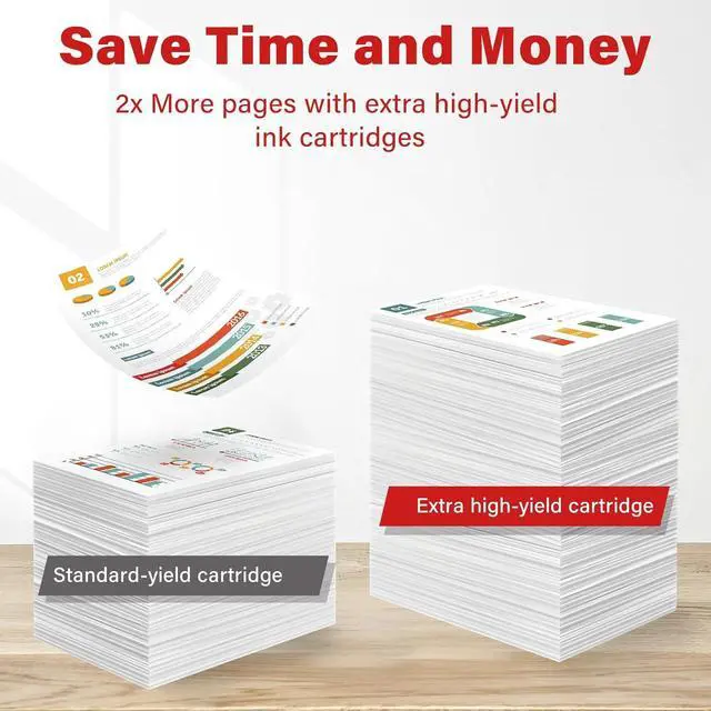 Alt view image 3 of 7 - PG-285 XXL CL-286 XXL Compatible for Canon PG-285XL CL-286XL PG-285 CL-286 Printer Ink, Ultra High Yield 285 286 Ink Cartridges Work with Pixma TR7820, TS7720, TS7722 Inkjet Printers (1 Black 1 Color)