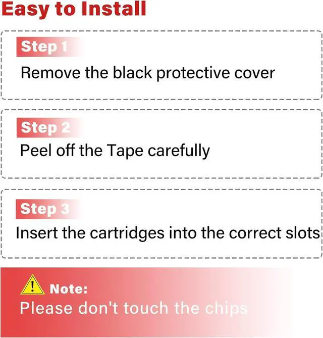 Alt view image 6 of 7 - PG-285 XXL CL-286 XXL Compatible for Canon PG-285XL CL-286XL PG-285 CL-286 Printer Ink, Ultra High Yield 285 286 Ink Cartridges Work with Pixma TR7820, TS7720, TS7722 Inkjet Printers (1 Black 1 Color)