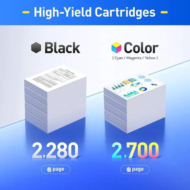 Alt view image 3 of 6 - 312A 305A Toner Cartridge Set 4-Pack Replacement for HP 312A 305A CF380A CE410A for Laserjet Pro 400 Color MFP M475dn M475dw M451dn M451dw M451nw Pro 300 M375nw M351a M476dw M476nw M476dn Printer Ink