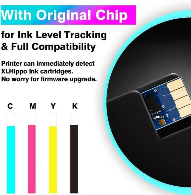Alt view image 5 of 6 - 936e 936 Ink Cartridges Combo Pack Compatible for HP OfficeJet Pro 9125e 9135e 9128e 9130e 9120e Series Wide Format 9730e OfficeJet 9122e, 9110b 9130b Printer (Black Cyan Magenta Yellow 4 Pack)