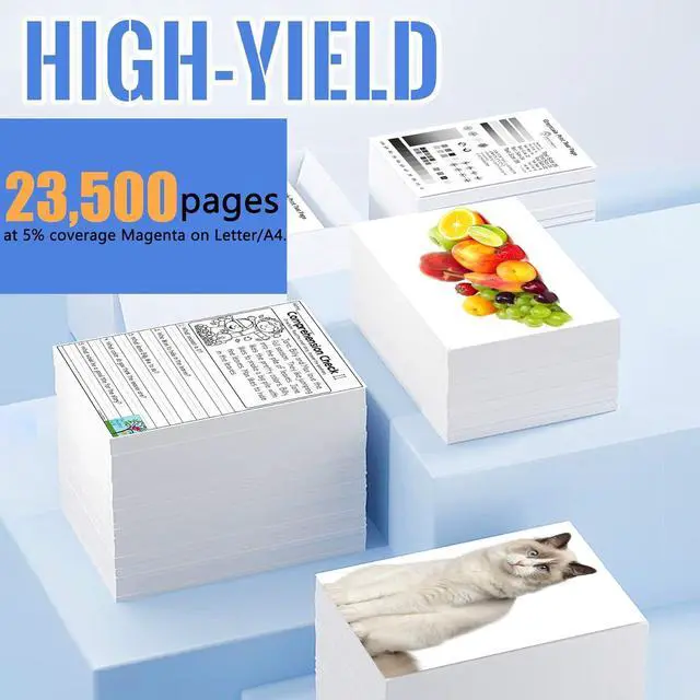 Alt view image 3 of 6 - 1 Pack MP C5502 Magenta Toner Cartridge | Replacement for Ricoh MP C5502 Work with Aficio MP C4502 C4502A C5502 C5502A LANIER MP C4502 C4502A C5502 C5502A SAVIN MP C4502 C4502A C5502 C5502A | 841753
