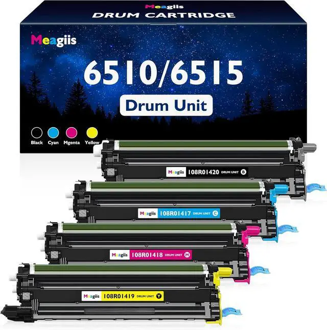 Main image of Phaser 6510 WorkCentre 6515 Drum Unit Replacement for Xerox 108R01420 108R01419 108R01417 108R01418 for Use in Xerox Phaser 6510 6510DN 6510DNI 6510N WorkCentre 6515 6515DN 6515DNI 6515DNM 6515N