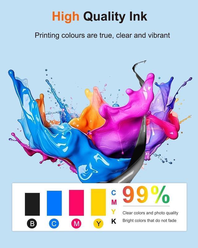 Alt view image 5 of 7 - LC3037XXL Super High Yield Ink Cartridge (Total 4-Pack, 1BK/1C/1M/1Y) - LC3037 XXL Ink Cartridges Replacement for Brother Ink Cartridge LC3037 MFC-J6945DW MFC-J6545DW MFC-J5845DW MFC-J5945DW Printer