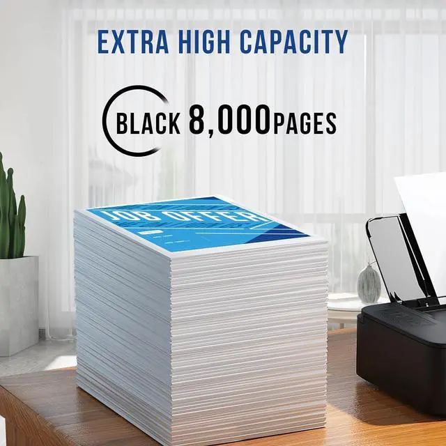 Alt view image 3 of 7 - for Xerox B305 B310 B315 Toner Cartridge (with Chip), 8000 Pages High Capacity 006R04377 Compatible 006R04376 006R04378 Black Ink Cartridge Replacement for Xerox B310 B315 B305 Printer (1 Pack)