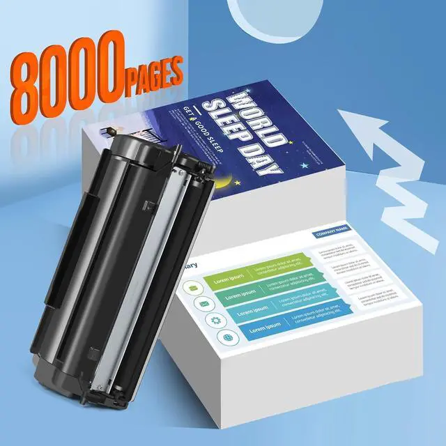 Alt view image 4 of 7 - for Xerox B305 B310 B315 Toner Cartridge (with Chip), 8000 Pages High Capacity 006R04377 Compatible 006R04376 006R04378 Black Ink Cartridge Replacement for Xerox B310 B315 B305 Printer (1 Pack)