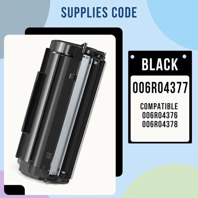 Alt view image 5 of 7 - for Xerox B305 B310 B315 Toner Cartridge (with Chip), 8000 Pages High Capacity 006R04377 Compatible 006R04376 006R04378 Black Ink Cartridge Replacement for Xerox B310 B315 B305 Printer (1 Pack)