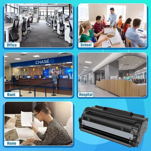 Alt view image 7 of 7 - for Xerox B305 B310 B315 Toner Cartridge (with Chip), 8000 Pages High Capacity 006R04377 Compatible 006R04376 006R04378 Black Ink Cartridge Replacement for Xerox B310 B315 B305 Printer (1 Pack)