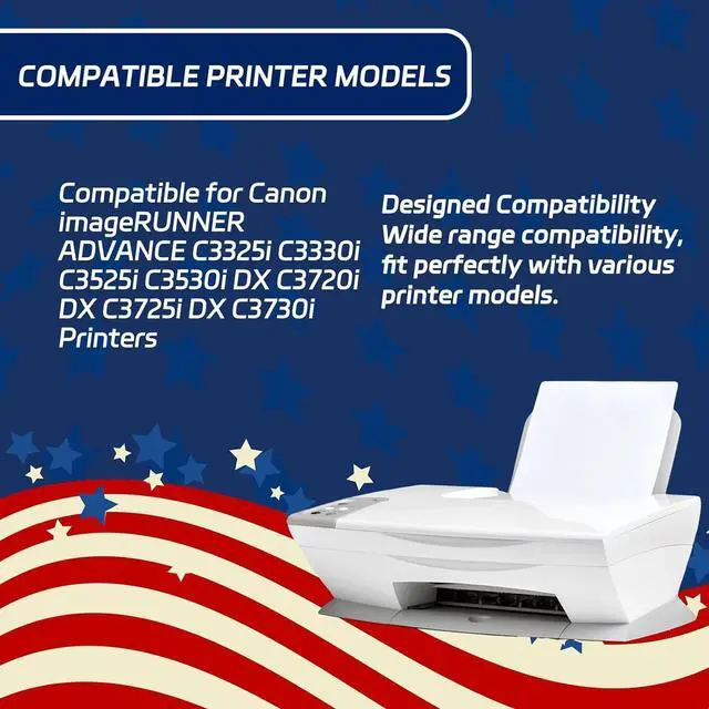 Alt view image 2 of 7 - GPR-53 Developer Unit Compatible with Canon imageRUNNER ADVANCE C3325i C3330i C3525i C3530i DX C3720i DX C3725i DX C3730i Printers, High Yield 160000 Pages, Experience Superior Printing (Magenta)