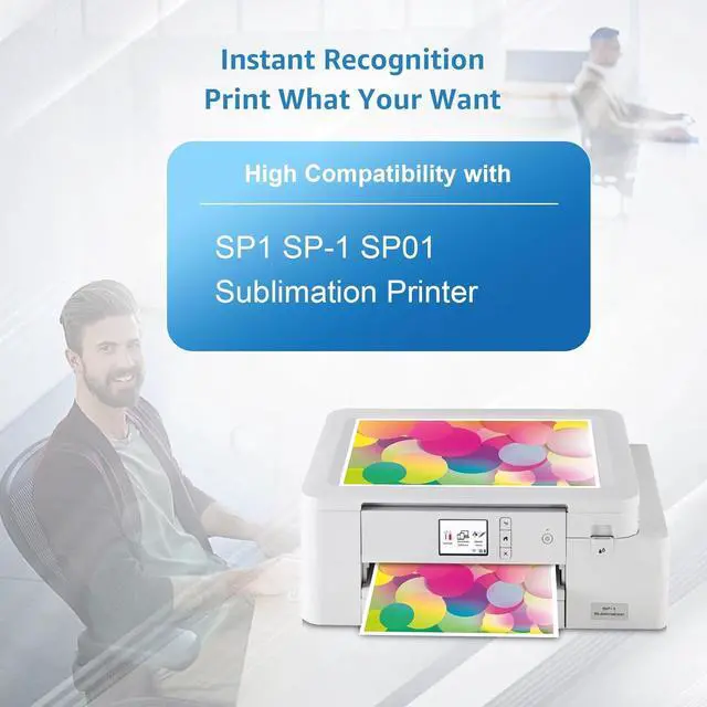 Alt view image 3 of 7 - Compatible SP-1 Sublimation Ink SP 01 SP01 Ink Cartridges Color Replacement for SP01CS SP01MS SP01YS for Bro SP-1 Sublimation Printers Ink, SP01 Refillable Ink Cartridges (Cyan,Magenta,Yellow, 3-Pack)
