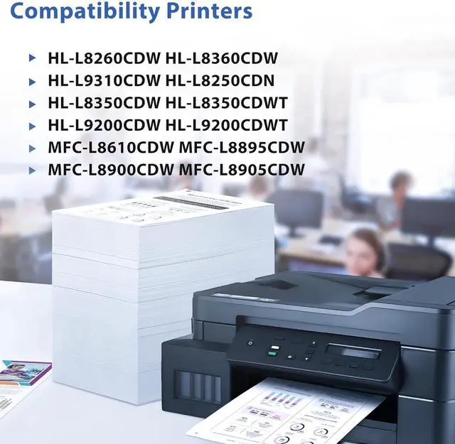 Alt view image 2 of 6 - D01CEC001 Fuser Unit (110V) D00C54001 Compatible for Brother D01CEC001 Fuser for HL-L8260CDW L8360CDW HL-L8350CDW MFC-L8900CDW MFC-L8850CDW MFC-L9570CDW MFC-L9550CDW Printer D00C54001 Fuser Assembly