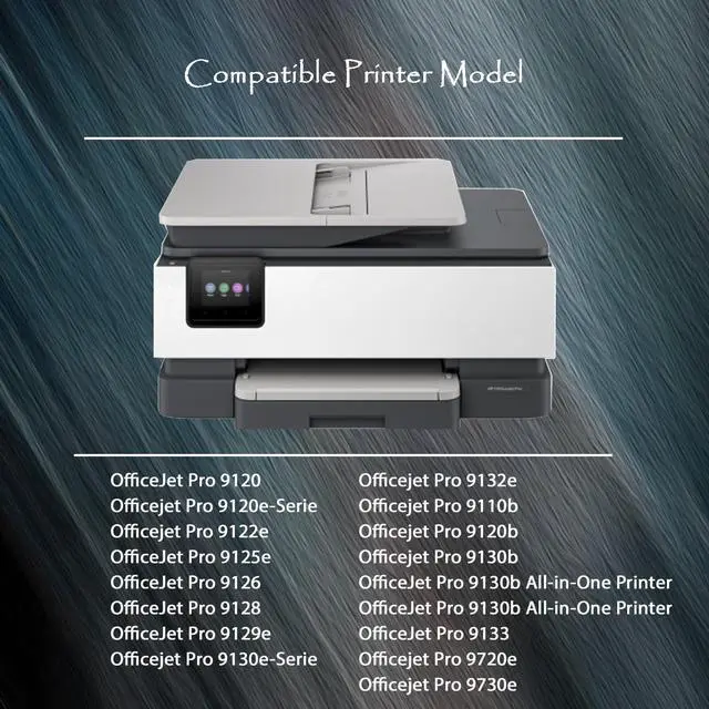 Alt view image 3 of 7 - TG Imaging Compatible 936e Ink Cartridge Black Replacement for HP 936 936e XL Ink for Office Jet 9122e Office Jet Pro 9110b 9120b 9125e 9126 9128e 9130b 9135e 9730e 9720e Printers (2-Pack,4s6v6ln)
