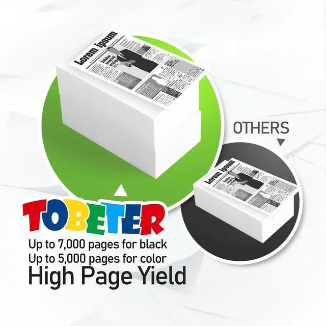 Alt view image 2 of 7 - ToBeter TK5372 TK-5372 Toner Replacement for Kyocera TK-5372 TK5372K TK5372C TK5372M TK5372Y Toner Cartridge for ECOSYS PA3500cx MA3500cix MA3500cifx Printer Toner, 4 Pack TK-5372 Toner, BK/C/M/Y