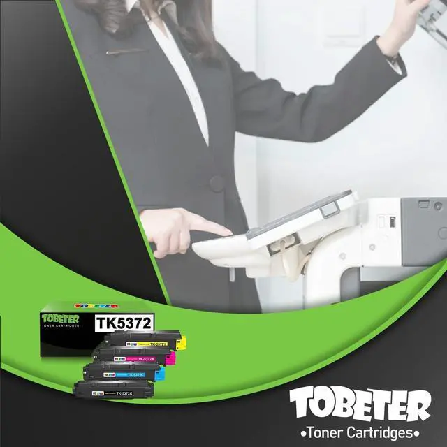 Alt view image 6 of 7 - ToBeter TK5372 TK-5372 Toner Replacement for Kyocera TK-5372 TK5372K TK5372C TK5372M TK5372Y Toner Cartridge for ECOSYS PA3500cx MA3500cix MA3500cifx Printer Toner, 4 Pack TK-5372 Toner, BK/C/M/Y