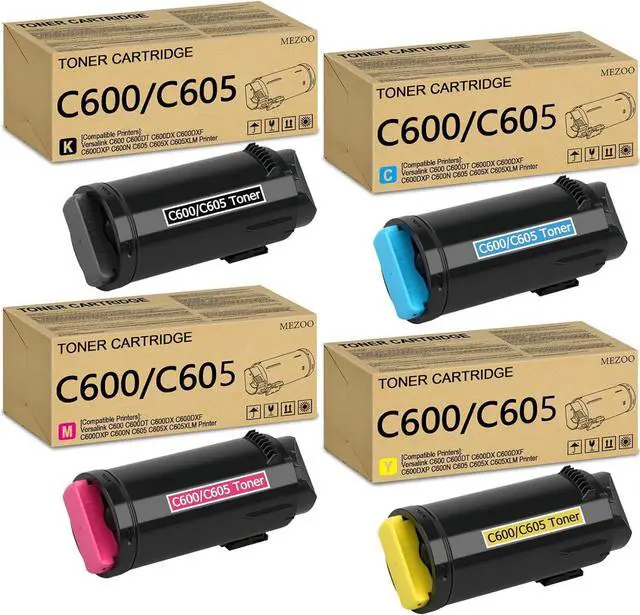Main image of Versalink C600 C605 Toner Cartridge High Yield 106R03896 106R03897 106R03898 106R03899 Compatible for Versalink C600 C600DT C600DX C600DXF C600DXP C600N C605 C605X C605XLM Printer(4 PK,BK/C/M/Y)
