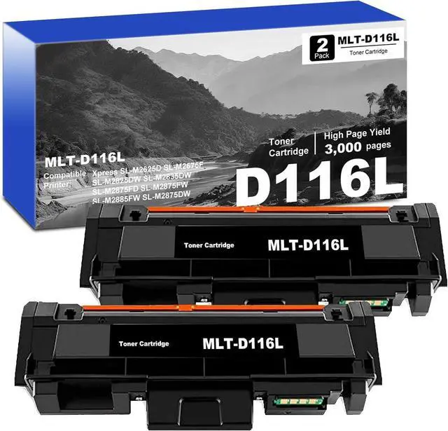 Main image of MLT-D116L High Yield Black Toner Cartridge Compatible for Samsung MLTD116L D116L SU832A Toner for Xpress SL-M2625D SL-M2675F SL-M2825DW SL-M2835DW SL-M2875FD SL-M2875FW SL-M2885FW SL-M2875DW Printer