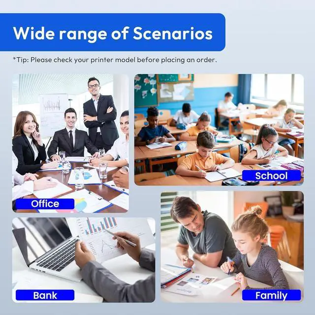 Alt view image 6 of 6 - TN321 Toner Cartridge Replacement for Konica TN-321 Toner Cartridges A33K130 A33K430 A33K330 A33K230 High Yield Works with Minolta Bizhub C224e C364e C284e C224 C284 C364 Printer (4-Pack, K/C/M/Y)