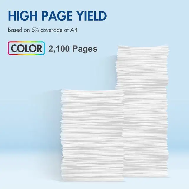 Alt view image 3 of 7 - 414A 414X Cyan Toner Cartridge: (with Chip) Compatible Replacement for HP 414A 414X W2021A W2021X Work for HP414A Color Pro MFP M479fdw M479fdn M454dw M454dn M479dw m479 m454 Printer Ink (1-Pack)