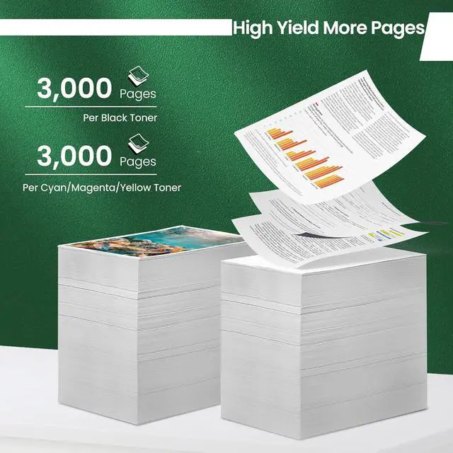 Alt view image 3 of 6 - 74C10K0 74C10C0 74C10M0 74C10Y0 Toner (New Chip) Remanufactured CS720 CS725 CX725 Toner Replacement for Lexmark 74C10K0 for CS720de CS720dte CS725de CS725dte CX725de CX725dte CX725dhe Printer, 4-Color