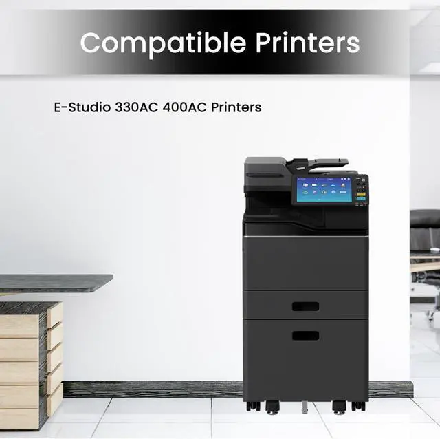 Alt view image 2 of 7 - FC330U T-FC330U Toner Cartridges Replacement for Toshiba TFC330 T-FC330U-K T-FC330U-C T-FC330U-M T-FC330U-Y Work with E-Studio 330AC 400AC Printers Black Cyan Magenta Yellow, 4 Pack FC330U Cartridges