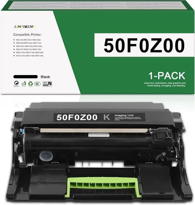 Main image of 50F0Z00 Imaging Unit-Replacement for Lexmark 50F0Z00 for MS310d MS310dn MS410dn MX410de MS510dn MX511de MS610dn MS610de MS610dte MS410d MX611de MX611dfe MX611dhe Printer (NO Toner) 1-Pack,Black