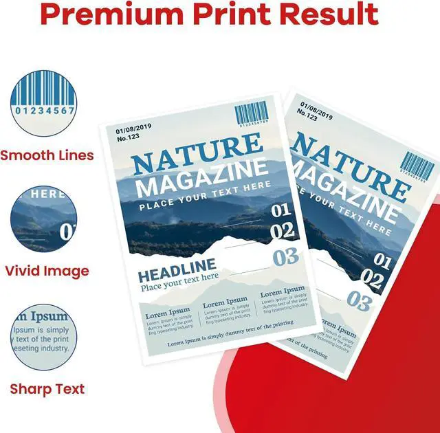 Alt view image 5 of 7 - PFI-030 Pigment Ink Tank Kit 55-ml 5-Pack PFI030 PFI-030MBK PFI-030BK PFI-030C PFI-030M PFI-030Y Ink Replacement for Canon PFI-030 Ink Cartridge for ImagePrograf TA-20 TA-30 TM-240 TM-340 Printer Ink
