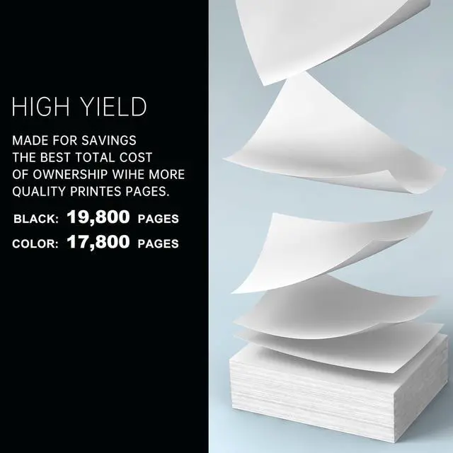 Alt view image 3 of 6 - 7500 Black Cyan Magenta Yellow High Capacity Toner Cartridge Replacement for Xerox 106R01439 106R01436 106R01437 106R01438 for Xerox Phaser 7500 7500N 7500V 7500DN 7500DNZ 7500YDN 7500DT 7500YD 7500DX