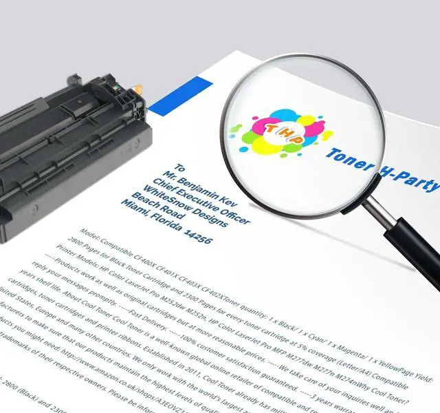 Alt view image 7 of 7 - CF258A 58A Toner Cartridge Black Compatible Replacement for HP 58A CF258A M404n 58X CF258X for HP Laserjet Pro MFP M428fdw M428fdn M428dw Pro M404n M404dn M404dw M404 Printer Ink with Chip 4 Pack
