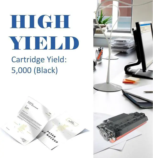 Alt view image 3 of 7 - 89A Black Toner Cartridge Compatible Replacement for HP 89A CF289A 89X CF289X (with Chip) for Laserjet Enterprise M507 M507n M507dn M507x MFP M528dn M528f M528c M528z M528 Series Printer (2-Pack)