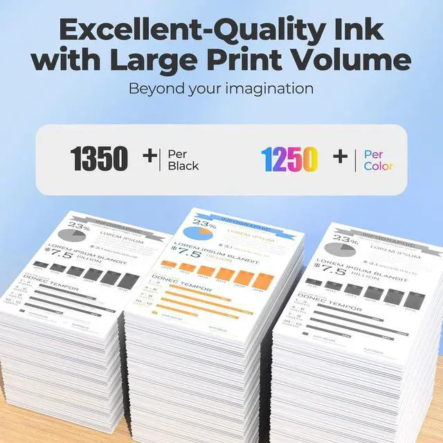Alt view image 3 of 7 - 206A Toner cartridges 4 Pack Color Laser Jet Pro MFP M283fdw M283cdw Compatible for HP 206A 206X 206 Toner Cartridges for HP206A HP206X Toner for MFP M283fdw M283cdw M255dw M283fdn Toner with Chip