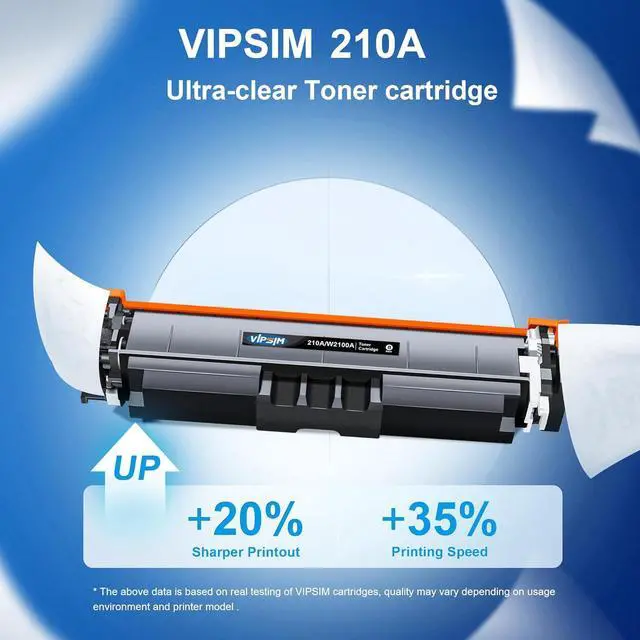 Alt view image 4 of 6 - 210A 210X Toner Cartridges 4 Pack: 4301fdw Replacement for HP 210A 210X Toner Cartridges Work with HP Color Laser Pro MFP 4301fdw 4201dn 4301fdn 4201dw, 4301 4201 Series Printer Ink, W2100A with CHIP