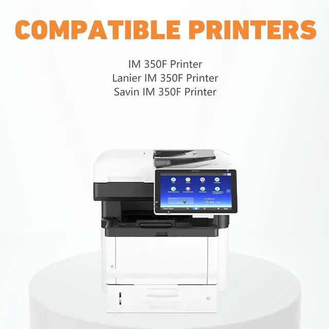 Alt view image 2 of 7 - hehua Compatible IM 350 IM 350F Toner Cartridge IM350 IM350F 418132 Replacement for Ricoh 418132 Black Cartridge Toner use with Ricoh Savin IM 350F Lanier IM 350F Printer (1 Pack Black,14,000 Pages)