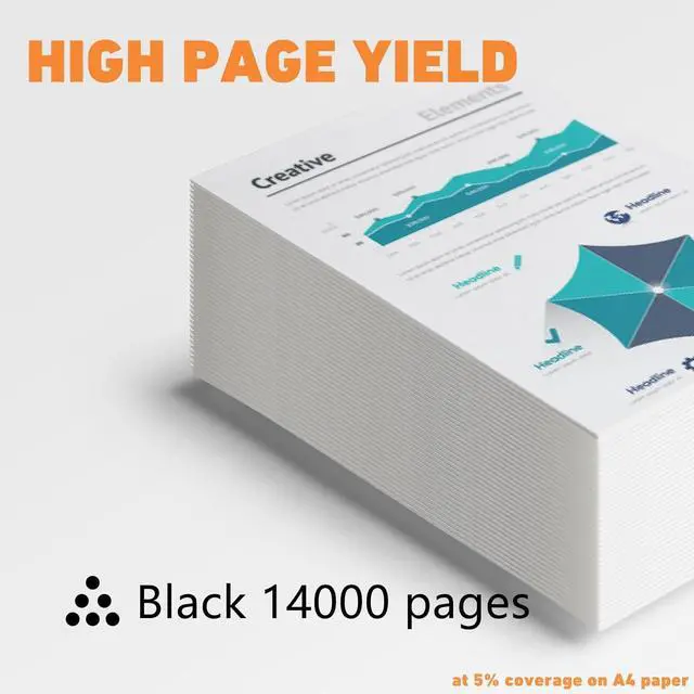 Alt view image 3 of 7 - hehua Compatible IM 350 IM 350F Toner Cartridge IM350 IM350F 418132 Replacement for Ricoh 418132 Black Cartridge Toner use with Ricoh Savin IM 350F Lanier IM 350F Printer (1 Pack Black,14,000 Pages)