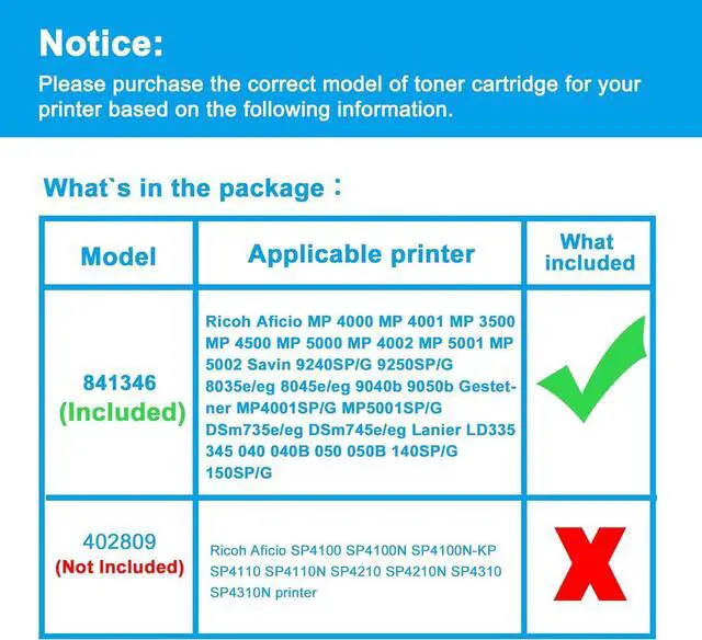Alt view image 2 of 6 - LCL Compatible Toner Cartridge Replacement for Ricoh 841346 884922 MP 3500 4000 4500 5000 4001 4002 5001 5002 High Yield MP 3500 MP 4000 MP 4500 MP 5000 MP 4001 MP 4002 MP 5001 MP 5002 (3-Pack Black)