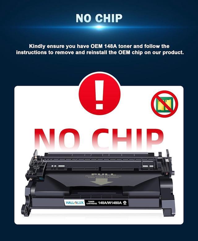 Alt view image 5 of 7 - 148A Toner Cartridge Replacement for HP 148A Toner Cartridge, W1480A Toner Compatible for HP Laserjet Pro 4001dwe 4001dn 4001dne 4001n 4001ne MFP 4101fdw 4101fdwe 4101fdn 4101fdne (1 Black No Chip)