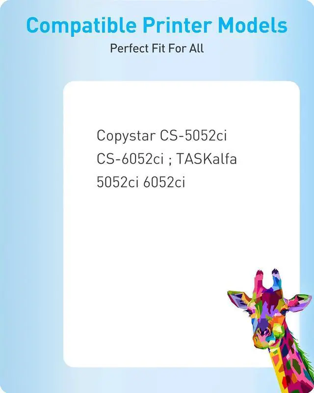 Alt view image 2 of 6 - MasaiMara TK-8517 TK8517 TK-8517K TK-8517C TK-8517Y TK-8517M Compatible Toner Cartridges for Kyocera Copystar CS-5052ci CS-6052ci TASKalfa 5052ci 6052ci Printer (Black Cyan Magenta Yellow, 4-Pack)