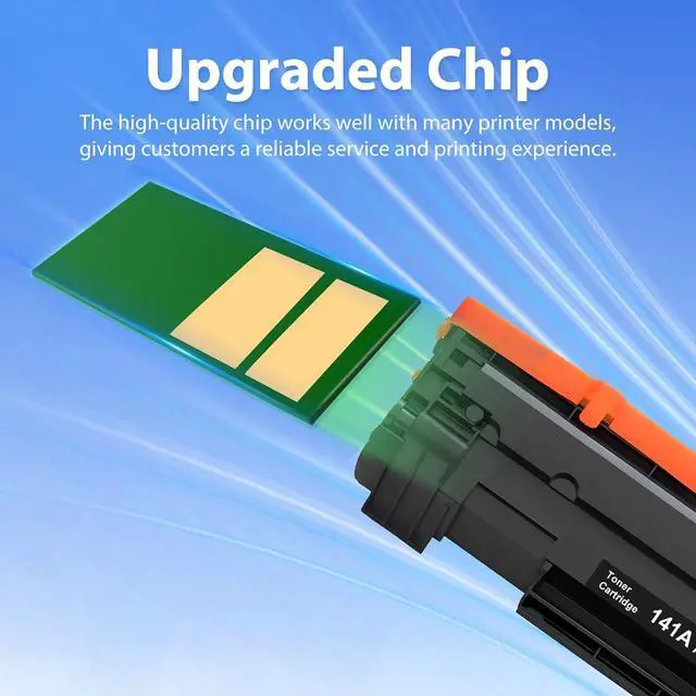 Alt view image 4 of 5 - Ennovor 141A W14101A Toner Cartridge Replacement for HP 141A W14101A 141X W1410X Black Toner Cateridge Compatible with HP Laserjet M110w MFP M140w M139w Printer (1 Pack, with CHIP)